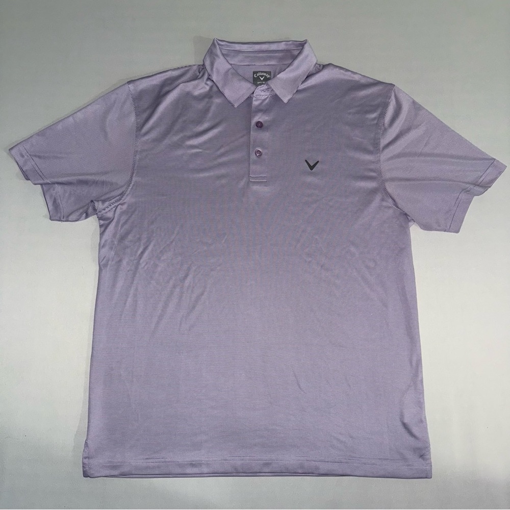 Callaway Opti-Dri Purple Polo Size Large